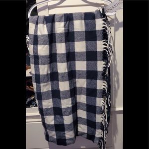 NWT Rare VINTAGE 100% Virgin Wool Plaid Maxi Skirt w Fringe Genuine Pendleton